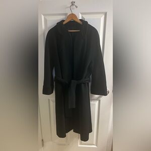 Black Cashmere Vintage Coat